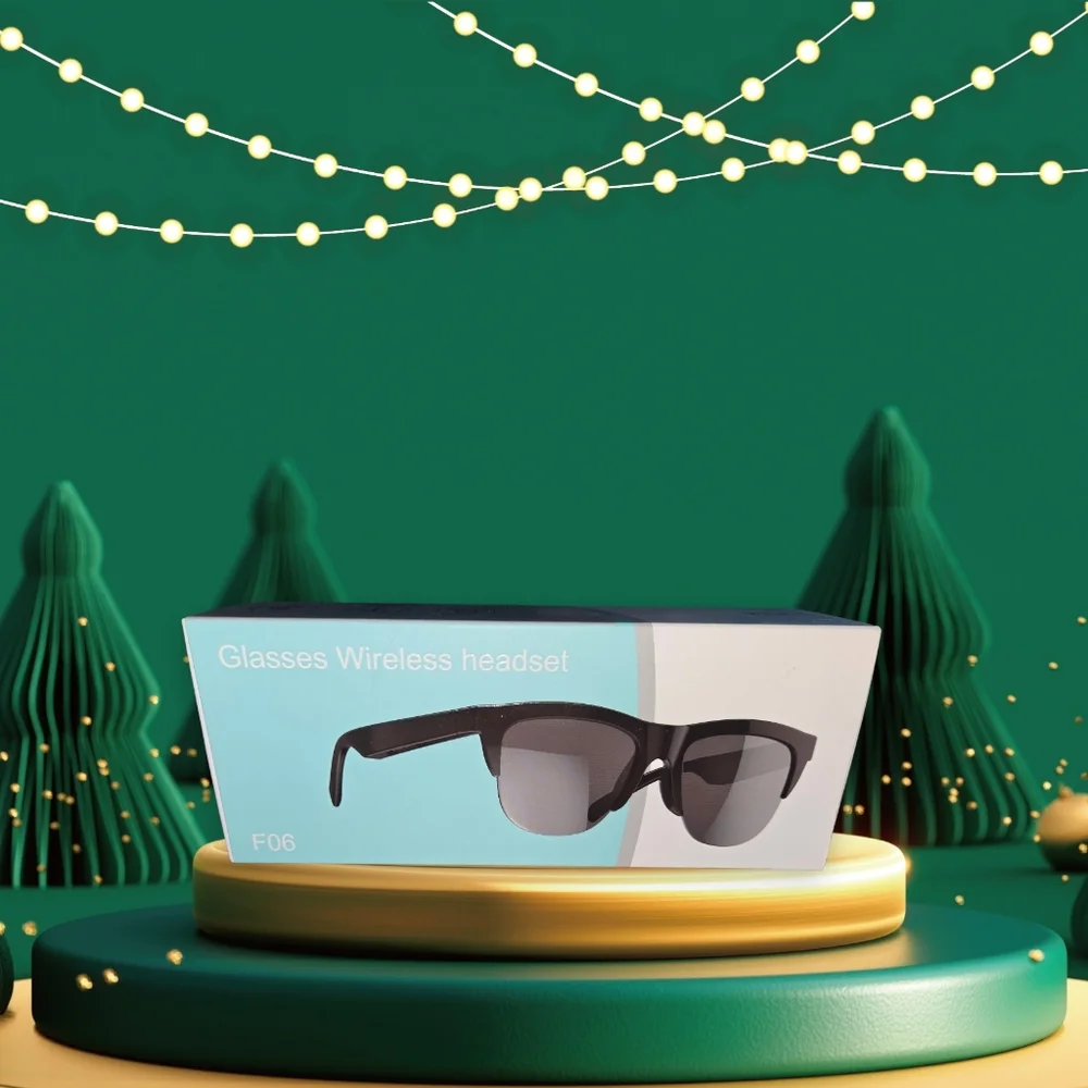 NIB! Black Wireless Glasses Headset